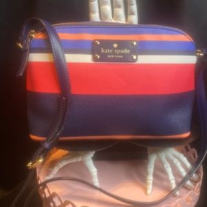 kate spade WITH COA multi colored, sling crossbody bag!WITH COA!